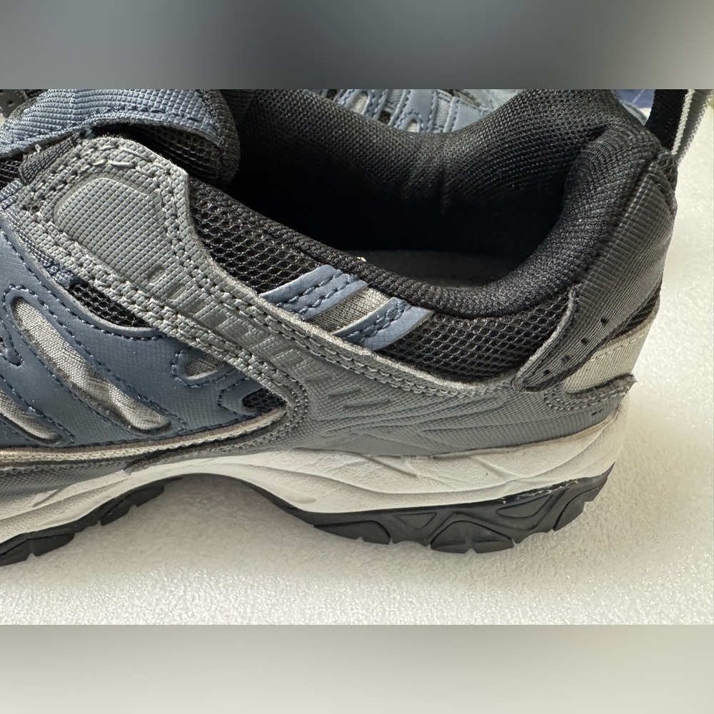 Skechers Men's Afterburn Navy and Gray Slip-On Athletic Shoes 11 Wide - Picture 5 of 16